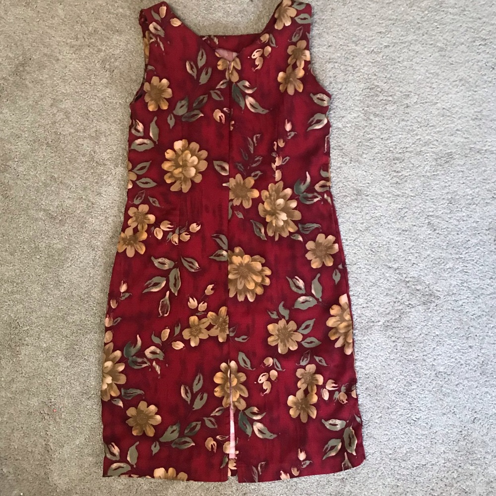 Izod washable silk dress size 6 - Picture 4 of 5